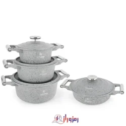 سرویس قابلمه  8 پارچه گرانیت لایف اسمایل P20SS